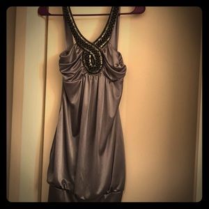 Silver Night out dress